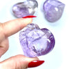 Polished Hearts Amethyst Clusters Crystal