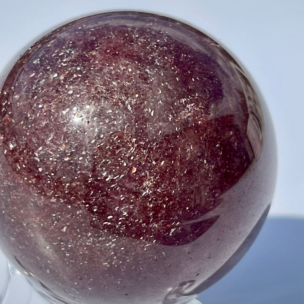 Strawberry Quartz Sphere For Emotional healing