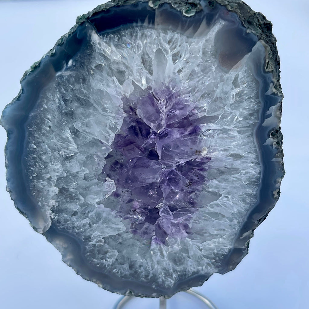 Purple Amethyst on Stand to improve emotion