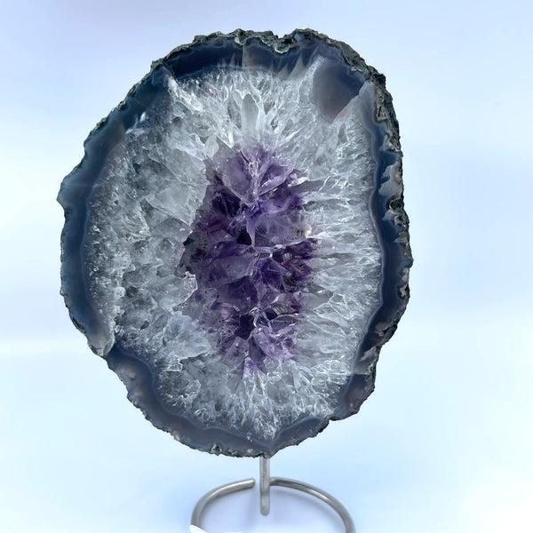 Purple Amethyst on Stand