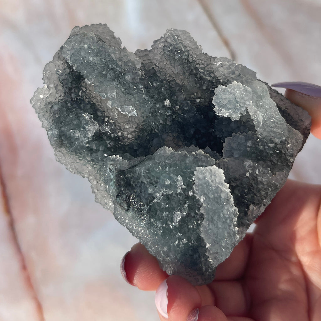 Druzy Apophyllite with Chalcedony