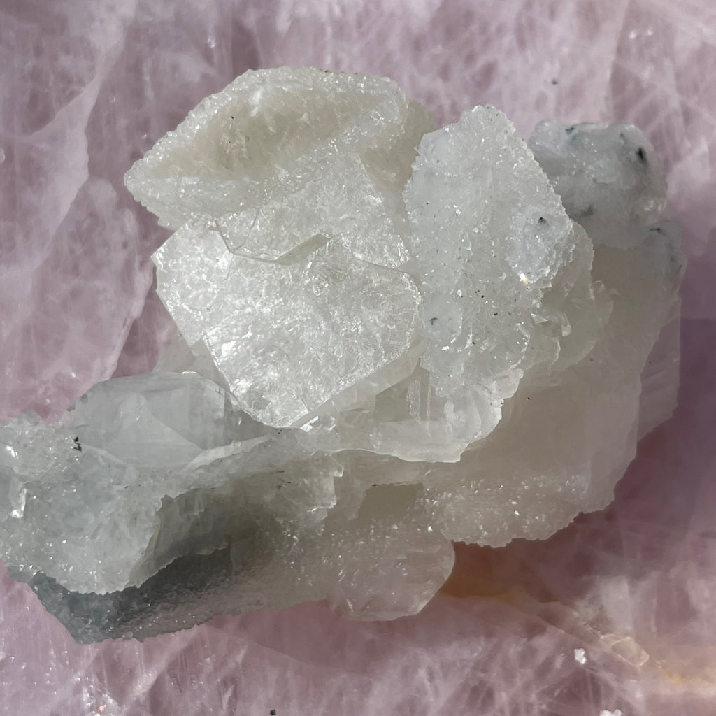 Druzy Sugar Apophyllite Green inclusion From India