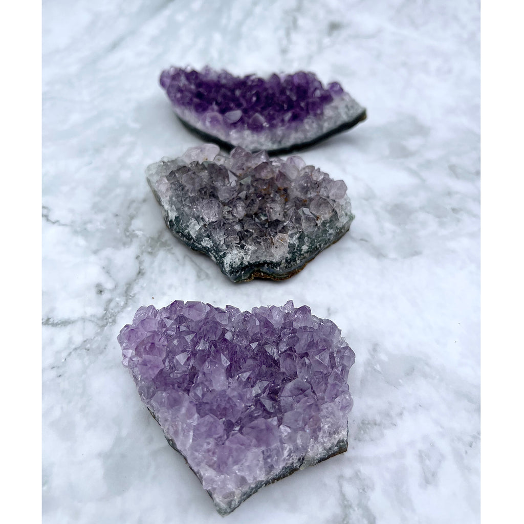 Dark Purple Amethyst Clusters Crystal