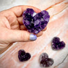 Premium Mini Hearts Amethyst Clusters 