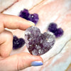 Mini Hearts  Amethyst Clusters to sooth irritability 