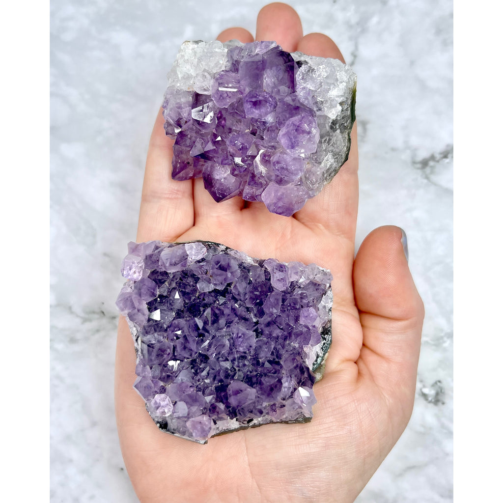 Purple Amethyst Clusters Protective crystal