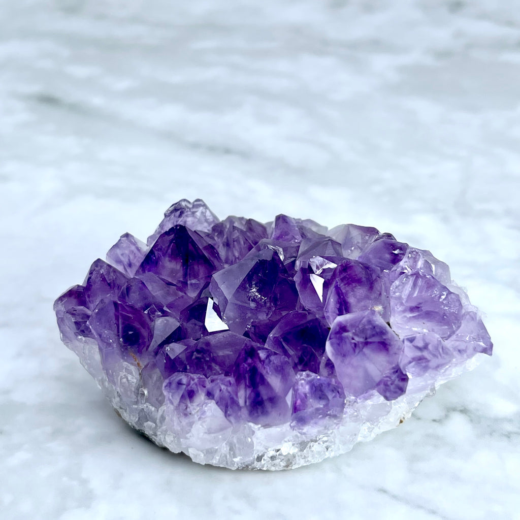 Purple Amethyst Clusters for relieving stress and anxiety