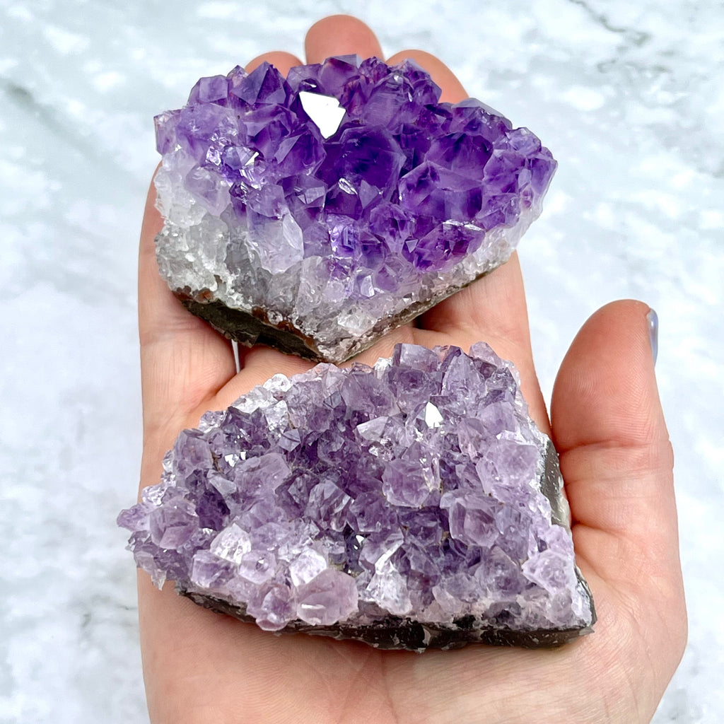 Purple Amethyst Clusters 88g