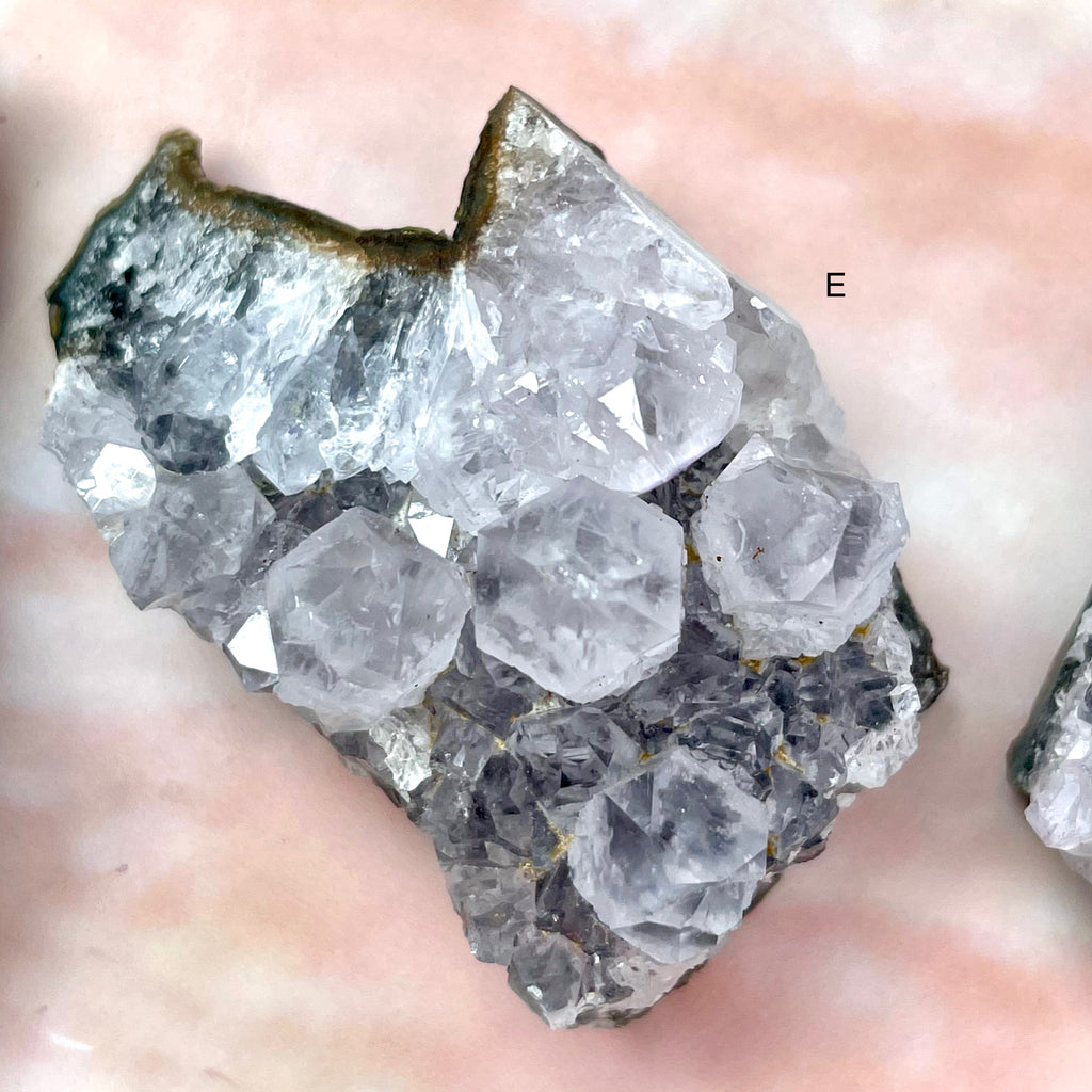 Clear White  Amethyst Clusters