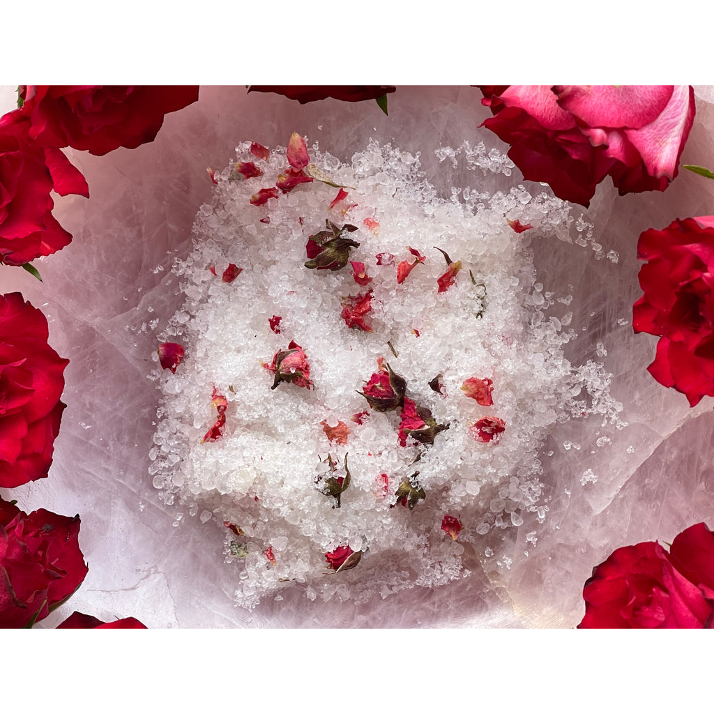 Premium Rose & Patchouli Aromatherapy Bath Salts